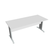 Rokovací stôl Cross, 180x75,5x80 cm, biely/kov