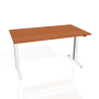 Pracovný stôl Motion, ZO, 2S, 160x70,5-120,5x80 cm, čerešňa/sivá