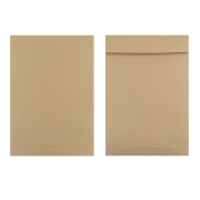 Taška B4 s X dnom a odtrhávacou páskou 250 x 354 mm hnedá 130g
